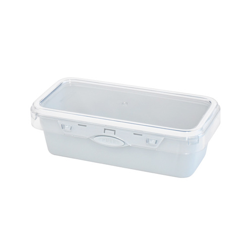 シュガーランド PUSH＆PUSH フードコンテナ レクタングル 600mL ブルー