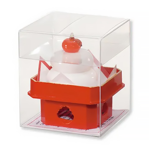 正月用品】 プリーズ ガラスのミニ鏡餅 SN-15｜【ハンズネットストア】