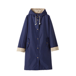 w.p.c レインコート バイカラーフーデット R−1065 ネイビー