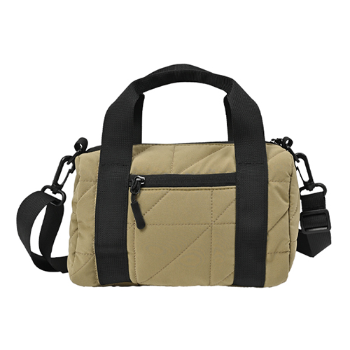 キウ（KiU） スクエアパデッドミニボストンバッグ K476 カーキ