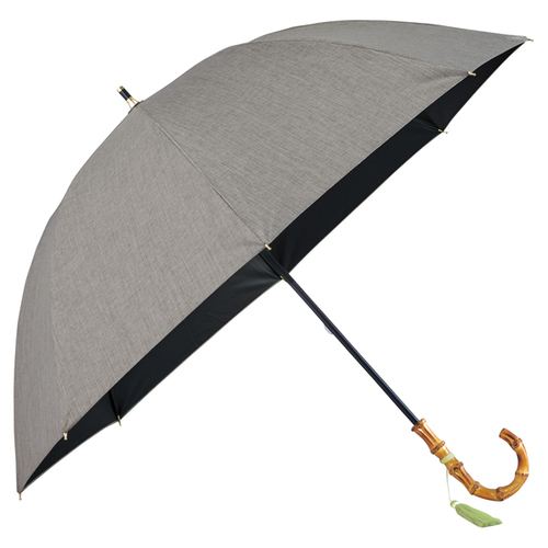 ダブリュピーシー（Wpc.）　UVO（ウーボ）　8本骨　無地　タッセル　グレー