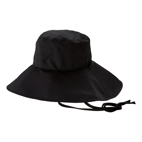 ダブリュピーシー（Wpc.）　UVカット　接触冷感　つば広ハット　ブラック