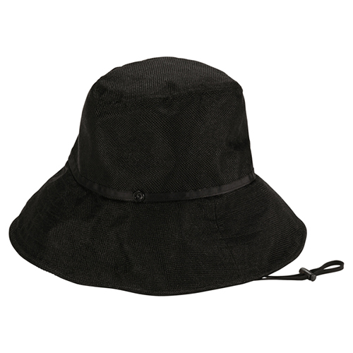 ダブリュピーシー（Wpc.）　UVカット　接触冷感　クロッシェハット　ブラック