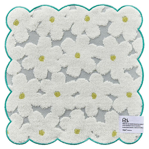 ダブリュピーシー（Wpc.） ハンカチ スカラップ フロラージュオフ