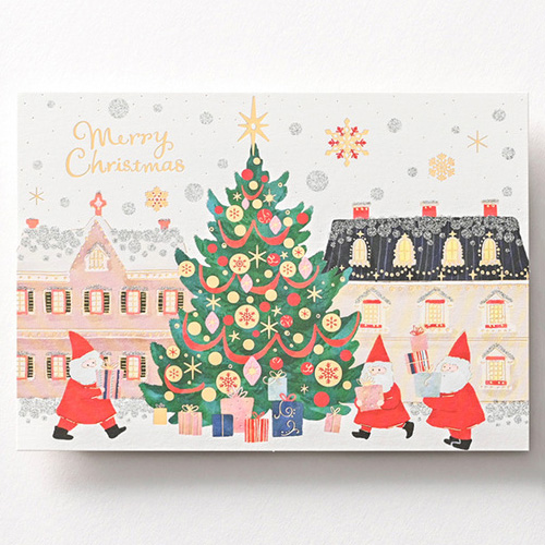 クリスマス】 イーズプロダクツ（EASE） クリスマス イラスト ポスト