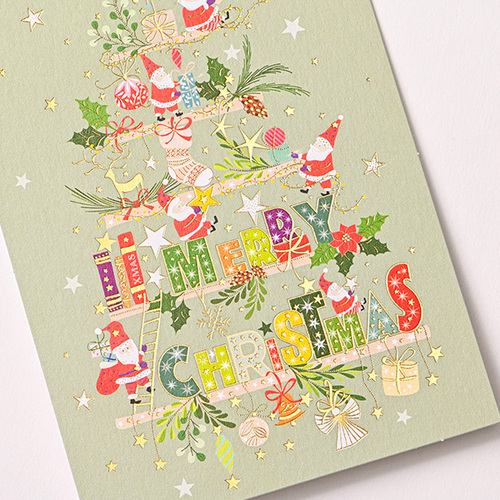 out       お買い得♪   ウェルカム✩ナチュラルクリスマスプレート✩⡱ クリスマス】 イーズプロダクツ（EASE） サンタ ポストカード PX-4656