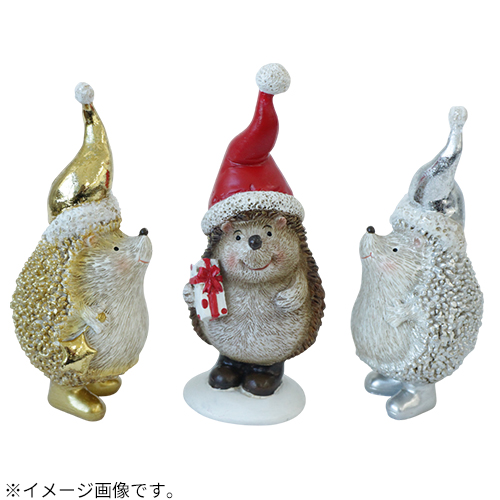 盛り沢山クリスマス☆ハリネズミ はりねずみサンタハット クリスマス 雑貨 X'mas 小物 ばりねずみ