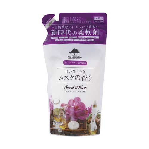 ウェルネスジャパン マイランドリー詰替 ムスクの香り 480ml 洗濯洗剤 柔軟剤 東急ハンズネットストア