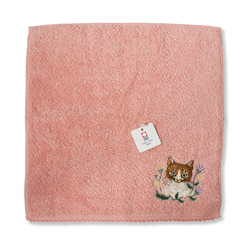 365キャットアート（365CatArt） Cat刺繍ハンカチ 365－OGS－CP