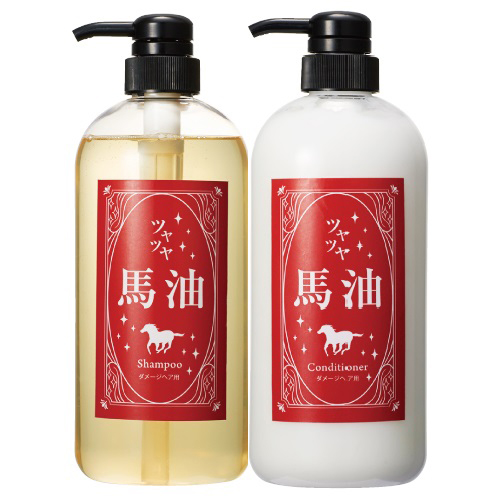 お買い得】フェルミナ ツヤツヤ馬油 シャンプー＆コンディショナー