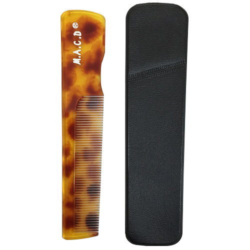 べっ甲柄携帯用コーム Mac 63 ヘアブラシ 散髪用品 くし コーム 東急ハンズネットストア