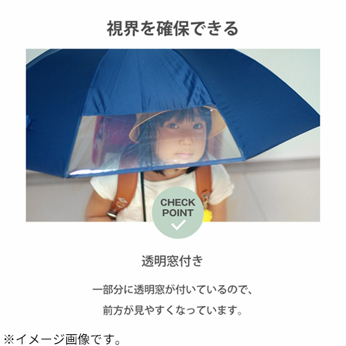 ラインドロップス（LINE DROPS） キッズ晴雨兼用傘 長55cm パープル