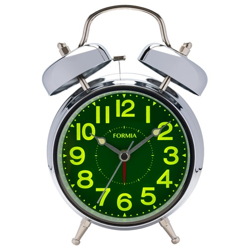 FORMIA 目覚まし時計 HT-A037W-SV シルバー｜【ハンズネットストア】