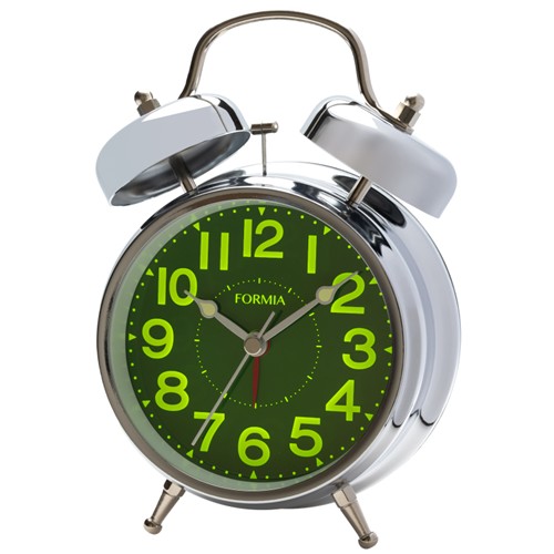 FORMIA 目覚まし時計 HT-A037W-SV シルバー｜【ハンズネットストア】