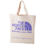 ザ ノースフェイス(THE NORTH FACE) オーガニックコットントート NM81616 ナチュラル×ラベンデュラパープル 20L