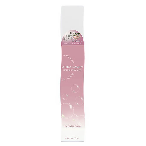 アクアシャボン ヘアー＆ボディミスト 大好きなせっけんの香り 135mL