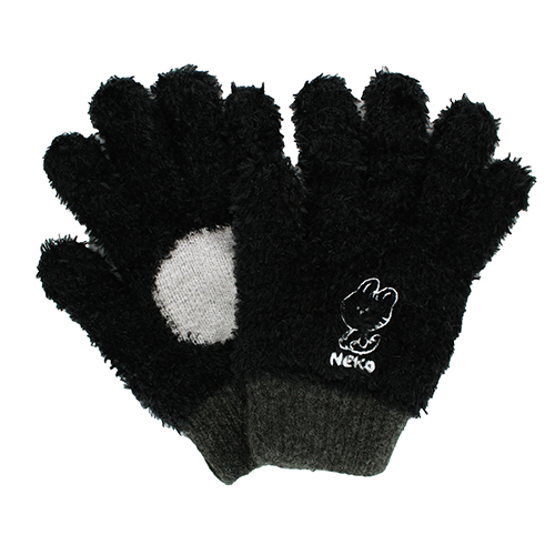 ユビデル ネコ肉球手袋 4121YB230 ブラック｜【ハンズネットストア】