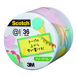 ＜東急ハンズ＞ 3M @!テープ 幅36mm×長5m巻 ATM36−13 フリーラベル画像