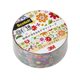 3M @!テープ フラワー(カラフル) ATM18−25 幅18mm×長6m巻