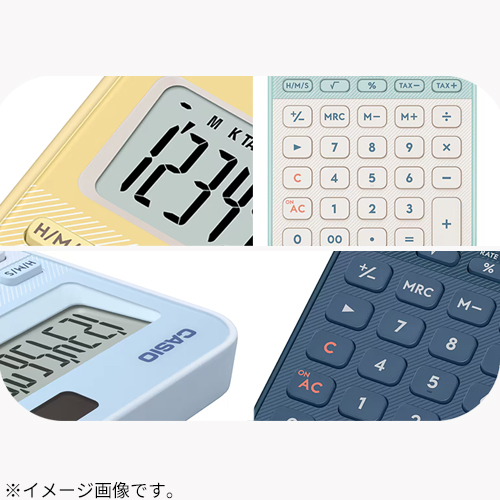 カシオ（CASIO） カラフル電卓 ミニジャストタイプ 12桁 MW－C20D－WE