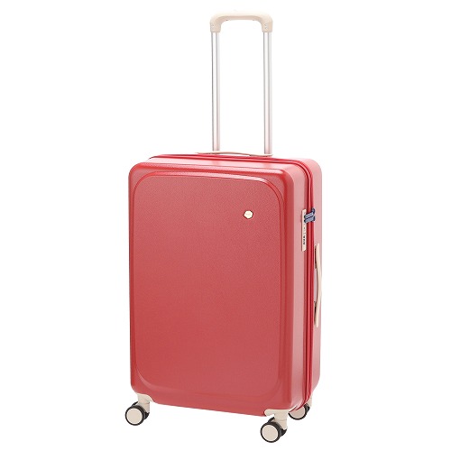 HaNT スーツケース 赤 5泊〜向け　75L 美品 中古(B)] [5-7泊向けサイズ]エース ハントマイン 75L ハード