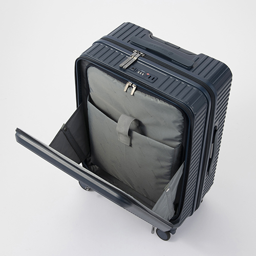 ネイビー 大型トランク 鍵付き Amazon.com | Karl home Luggage Set of 3 Hardside Carry on