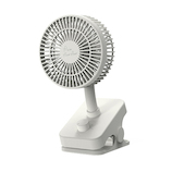 エレコム(ELECOM) リチウム搭載 クリップファン FAN-U195WH ホワイト
