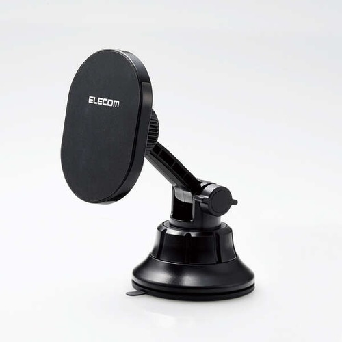 エレコム(ELECOM) MagSafe対応 車載スマホホルダー(ゲル吸盤) P-CARS14BK ブラック