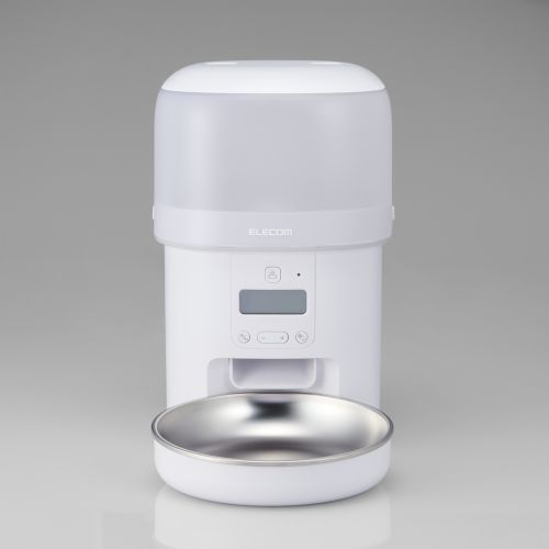 エレコム（ELECOM） ペット用タイマー式自動給餌器 コンパクトタイプ
