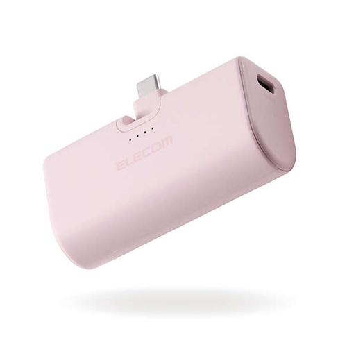 エレコム（ELECOM） 薄型コンパクトモバイルバッテリー 5000mAh 2.4A Cx1＋Ax1