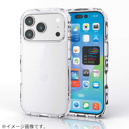 iPhone17Pro】 エレコム（ELECOM） TOUGH SLIM LITE オールクリア