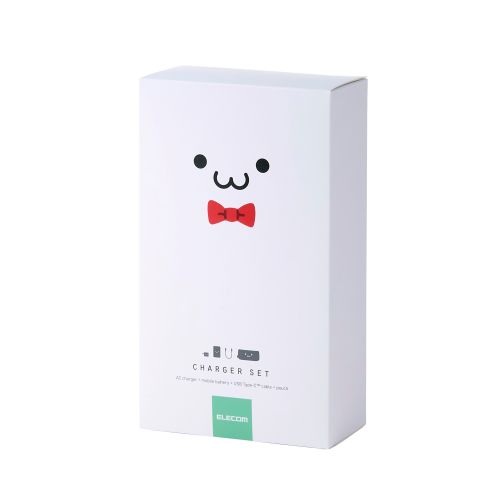 ハンズ限定 エレコム（ELECOM） しろちゃんCHERGER ハンズ50周年特別