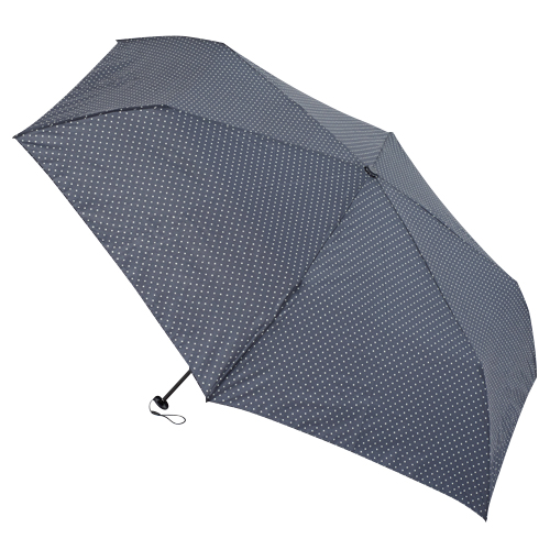 Hands 超軽量簡単開閉折りたたみ傘 50cm ドットネイビー レインウェア 雨具 折り畳み傘 東急ハンズネットストア