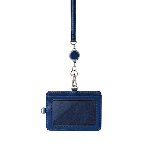 ハンズオリジナル 縦にも横にも使えるIDホルダー ネイビー｜【ハンズ