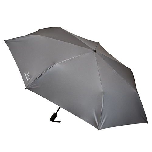 HIATUS 3点セット 折りたたみ傘 晴雨兼用 IZA BACKPACK GUARD オフ×ブラック(オフ