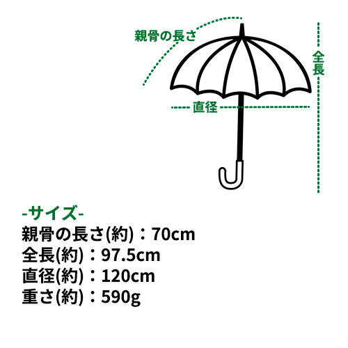 Wpc.×ハンズ IZA 耐風 ジャンプ長傘 70cm ブラック｜【ハンズネット