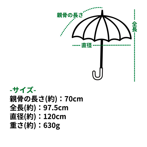 Wpc.×ハンズ IZA 耐風 ジャンプ長傘 70cm ホワイト｜【ハンズネット