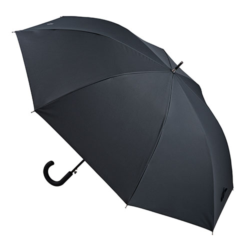 hands＋　サマーシールド　晴雨兼用　大判ジャンプ式長傘　70cm　ブラック