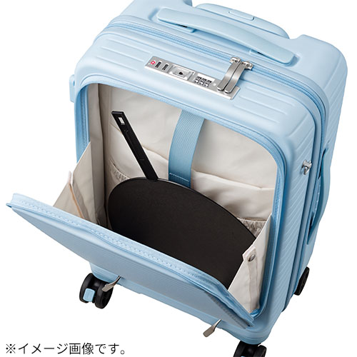 ハンズオリジナル カラーシリーズ フロントオープンスーツケース 33L