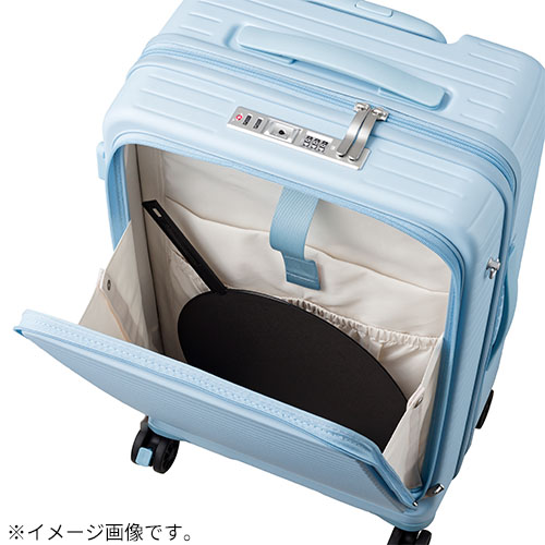 ハンズオリジナル カラーシリーズ フロントオープンスーツケース 48L