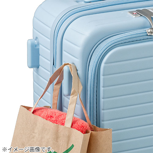 ハンズオリジナル カラーシリーズ フロントオープンスーツケース 48L