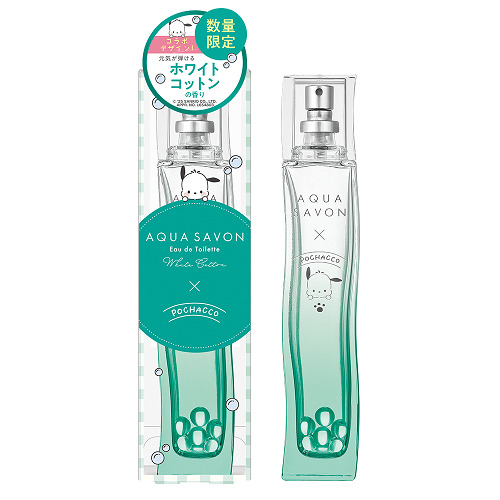 アクアシャボン オードトワレ ポチャッコ ホワイトコットンの香り 80mL