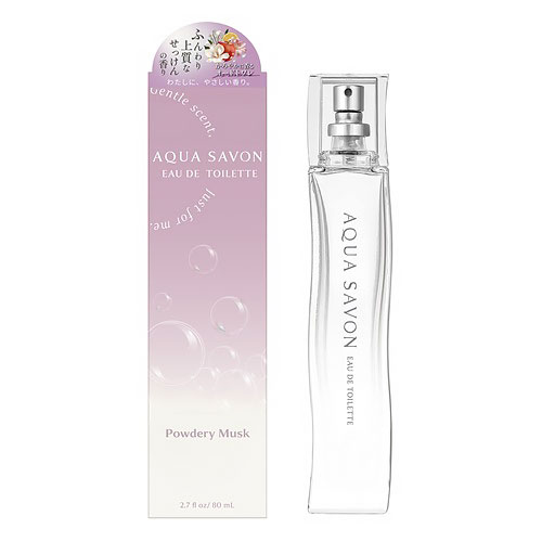 アクアシャボン　オードトワレ　パウダリームスクの香り　80mL