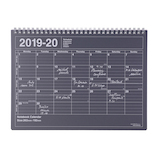 【2019年4月始まり】 マークス(MARKS) ノートブックカレンダーM A4 マンスリー 19SDR‐NB1‐BK ブラック 月曜始まり