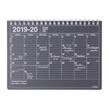 【2019年4月始まり】 マークス(MARKS) ノートブックカレンダーS B6 マンスリー 19SDR‐NB2‐BK ブラック 月曜始まり