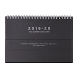 【2019年4月始まり】 マークス(MARKS) ノートブックカレンダーマグネット A5 マンスリー 19SDR‐NB3‐BK ブラック 月曜始まり