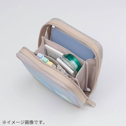 ポーチ4 マークス（MARK'S) 仕切り付きメッシュスクエアポーチ DA-PO03