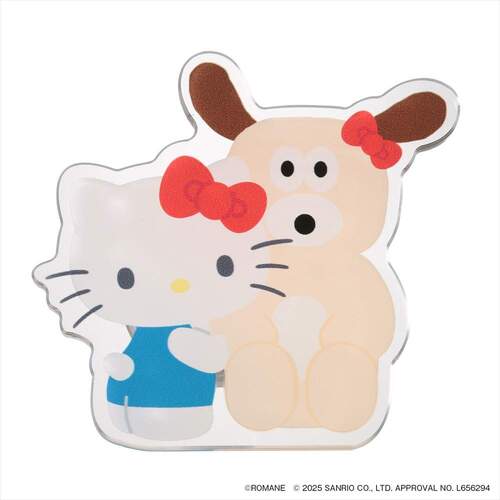〖お買い得〗　ブランチブラザー（Brunch　Brother）　アクリルクリップ　ブランチブラザーxサンリオコラボ　パピー×ハローキティ