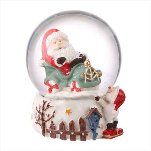 シーグラスアート　メリークリスマス♡トナカイさんいつもありがとう♡　スノードーム シーグラスアート メリークリスマス♡トナカイさんいつも