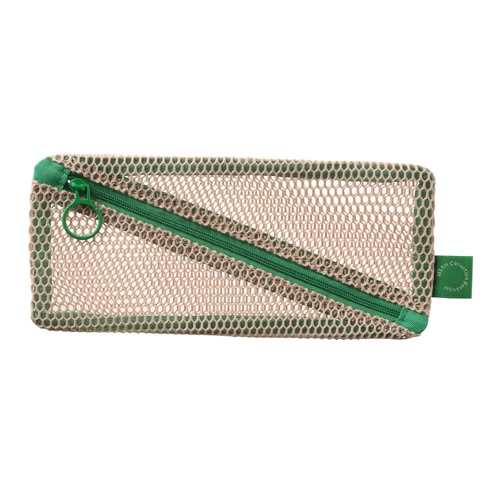lona ペンケース　M 期間限定ブリティッシュグリーン マークス（MARK'S） メッシュコレクション ペンケース MSH-PO25-BE